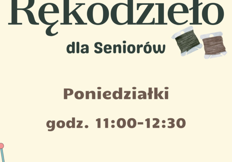 Rękodzieło dla seniorów