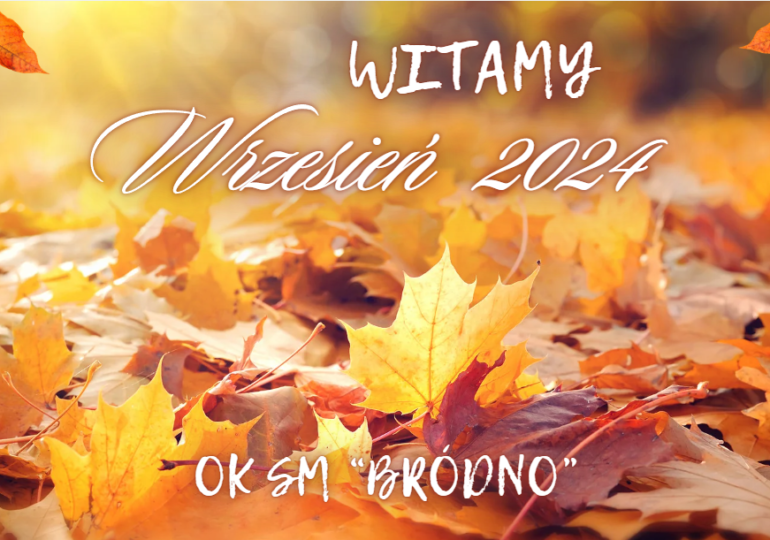 Witamy Wrzesień