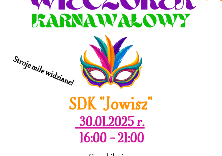 Wieczorek karnawałowy