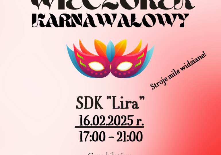 Wieczorek karnawałowy