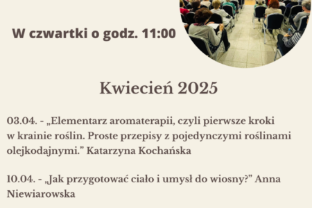 Uniwersytet Trzeciego Wieku – kwiecień 2025