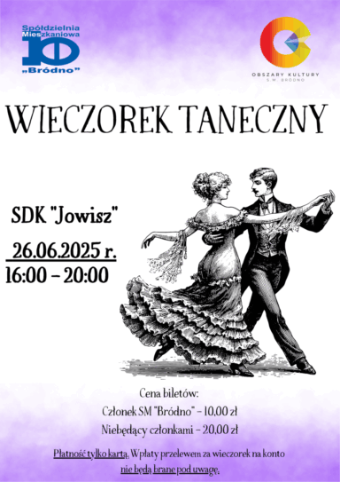 Wieczorek taneczny 26.06.2025