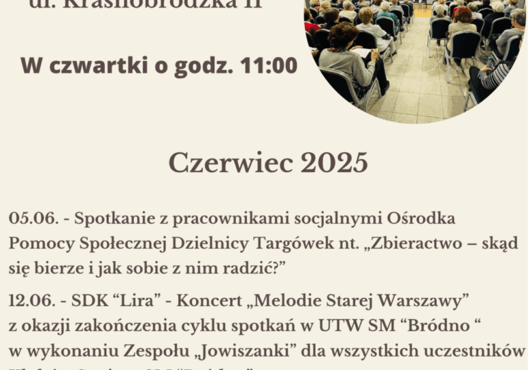 Uniwersytet Trzeciego Wieku – czerwiec 2025