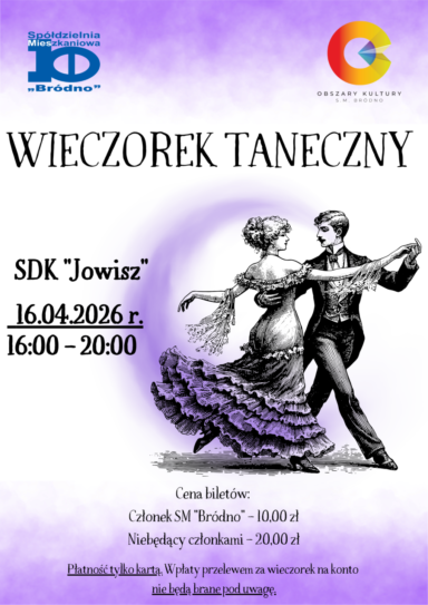 Wieczorek Taneczny kwiecień 2026